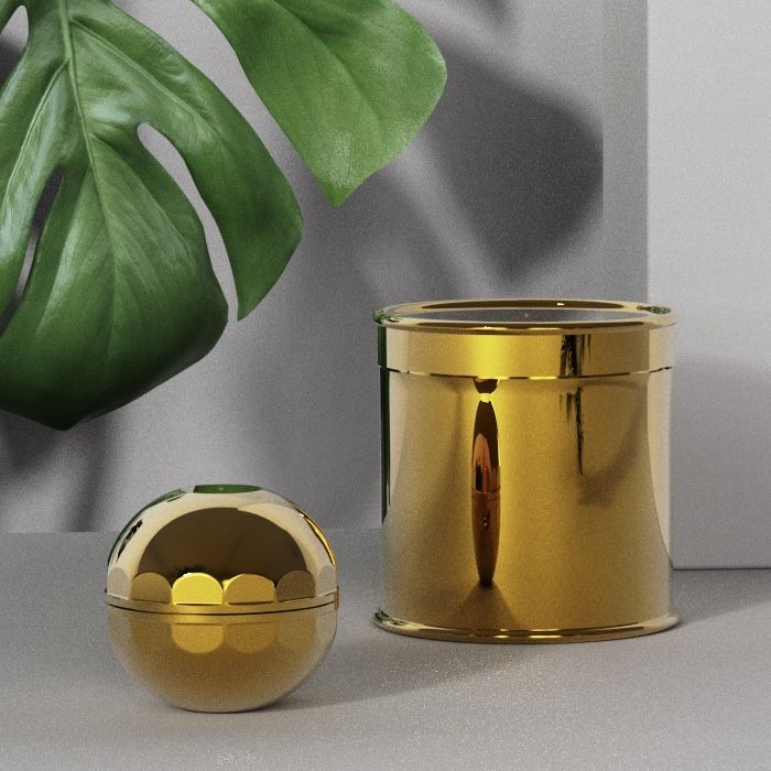 Mirror-Finish Gold Spherical Bottle factory Mirror-Finish Gold Spherical Bottle factory